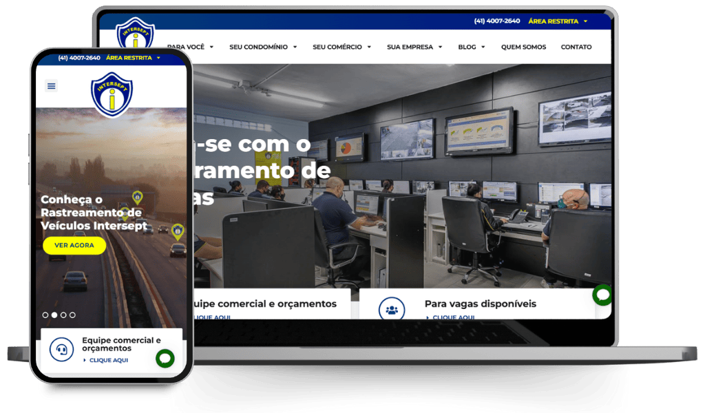 Como Impulsionamos a Presença Digital da Intersept, uma Gigante da Segurança!