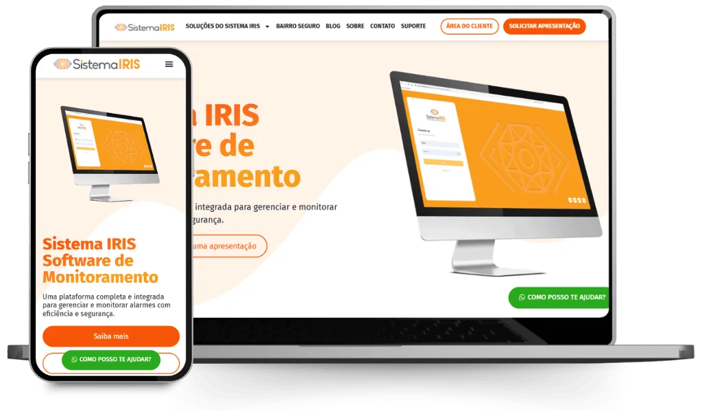Elevamos a Precença Online do Sistema Iris com SEO e Design Moderno!